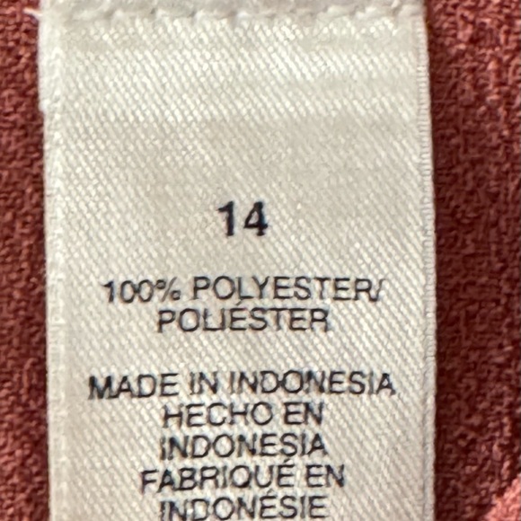 A-82 Alfred Dunner PLUS SIZE 14 Pink Short‎ Sleeve Button Down Blouse - Picture 16 of 16